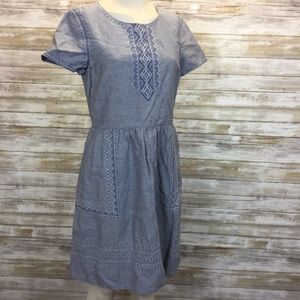 Madewell Embroidered Dress w/Pockets